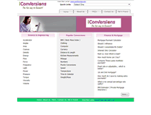 Tablet Screenshot of iconversions.com